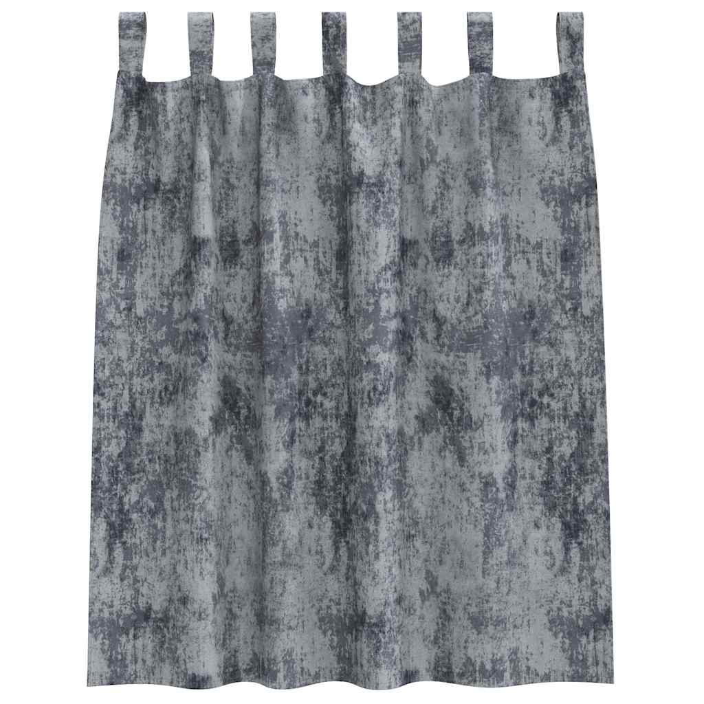 Samtvorhänge mit Vorhängen 2 pcs Weinrot 140 x 140 cm Samt