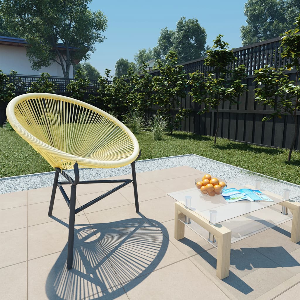 Acapulco-Gartenstuhl Poly Rattan Grün