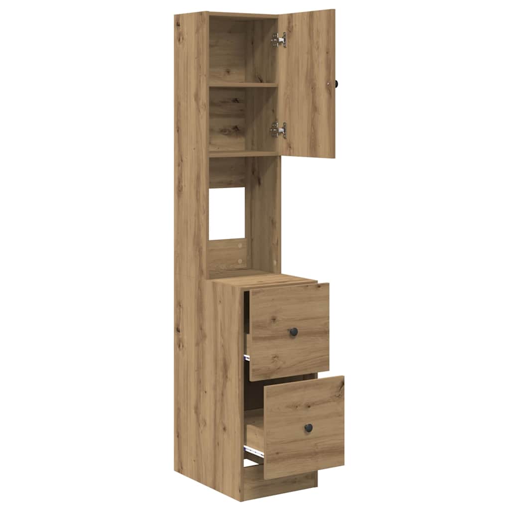 Küchenschrank Weiß 60x50x180 cm Holzwerkstoff