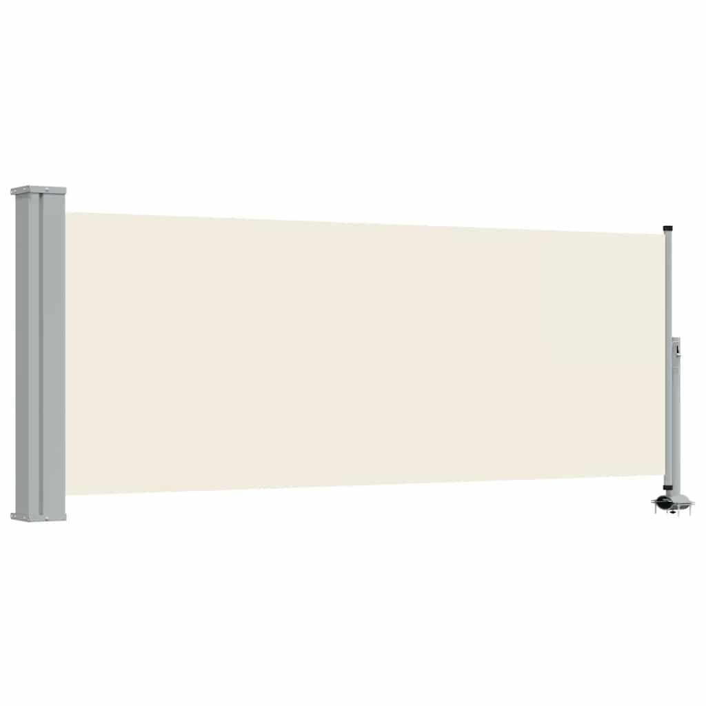Seitenmarkise 60 x 300 cm 100% Polyester Eisen Stahl