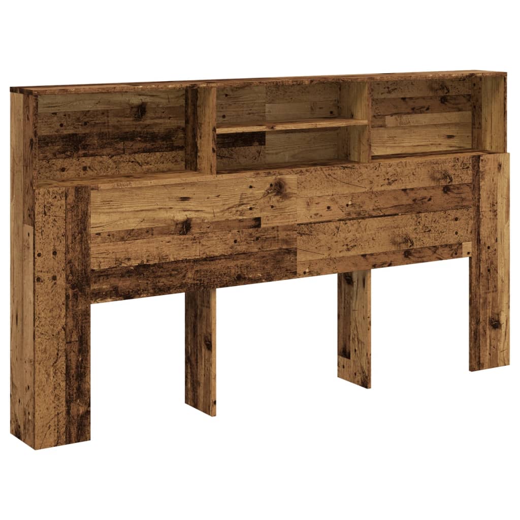 Bett-Kopfteil mit Ablagen Weiß 100x19x103,5 cm