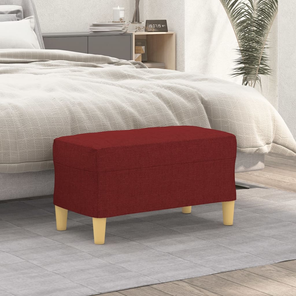 Sitzbank Hellgrau 70x35x41 cm Stoff