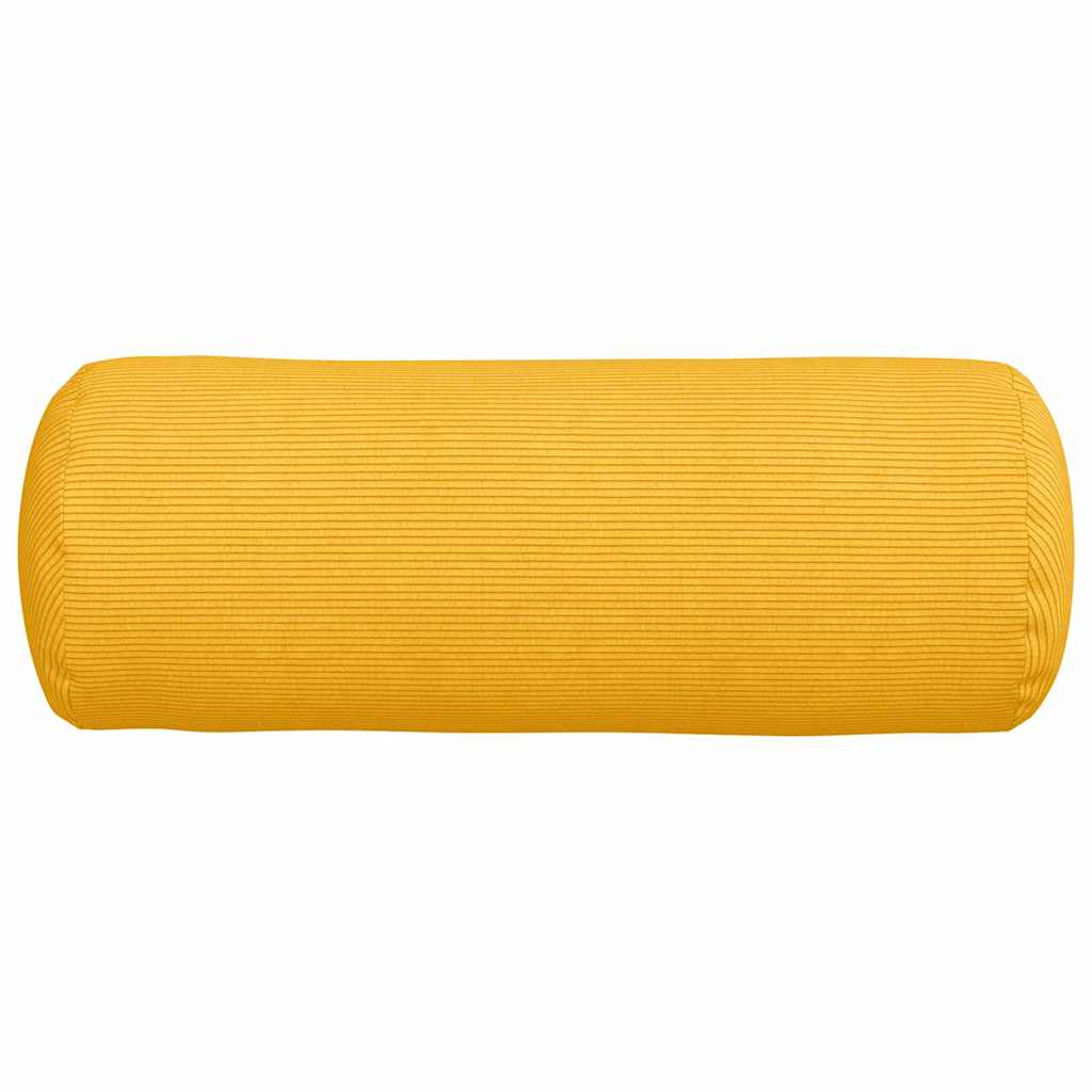 Bolsterkissen 2 pcs Hellgrau Ø 15 x 40 cm Cordstoff