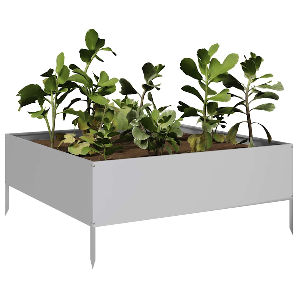 Hochbeet 100x100x18,5 cm Cortenstahl