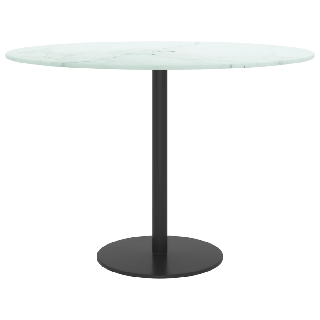 Tischplatte aus gehärtetem Glas quadratisch 700x700 mm
