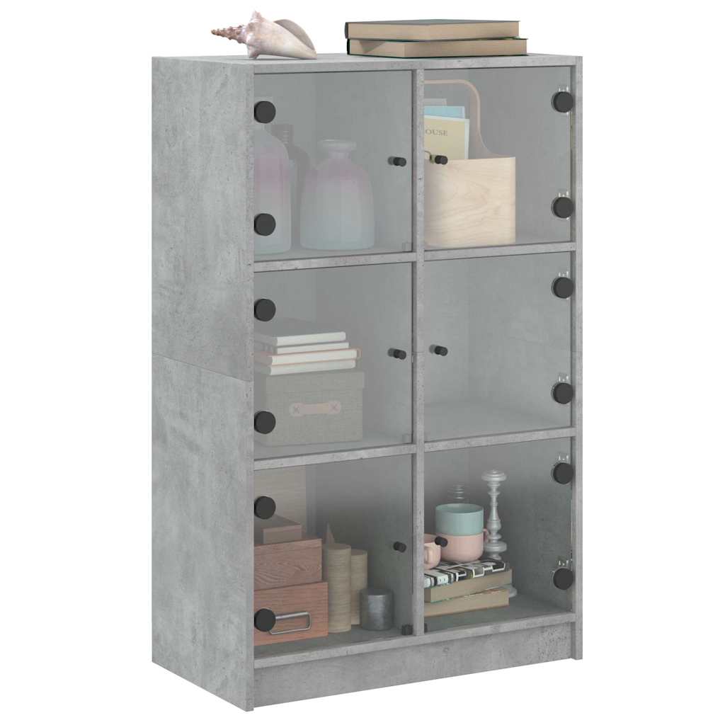 Bücherregal mit Türen Weiß 136x37x109 cm Holzwerkstoff