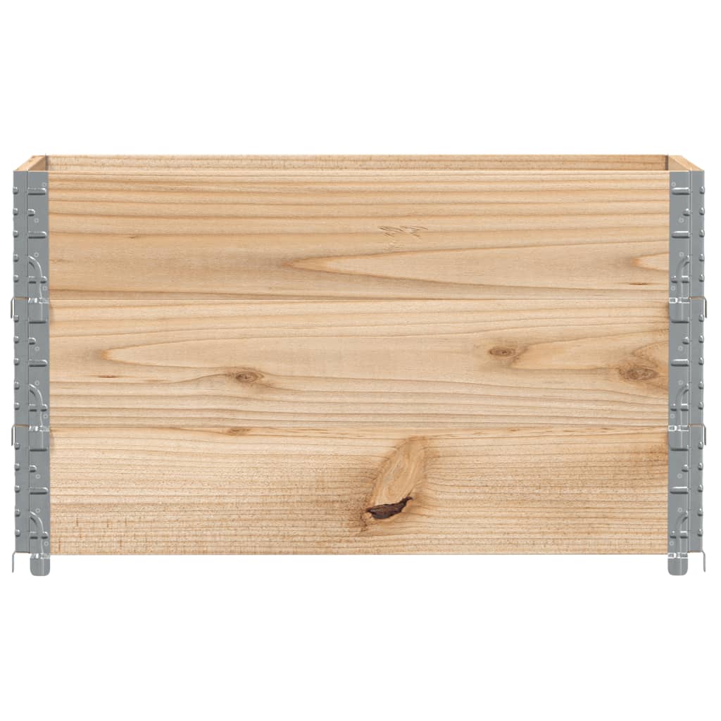 Pflanzkasten Grau 150x100 cm Massivholz Kiefer
