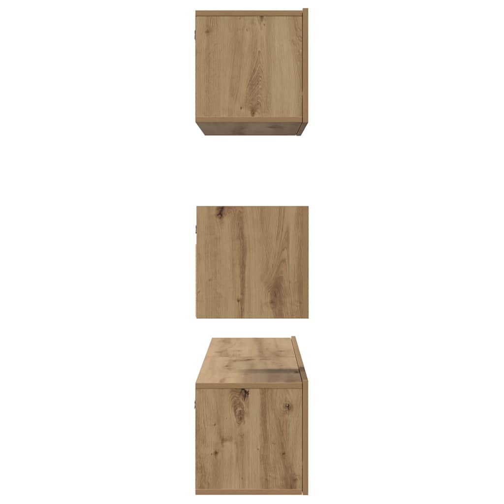 4-tlg. TV-Schrank-Set Weiß Holzwerkstoff