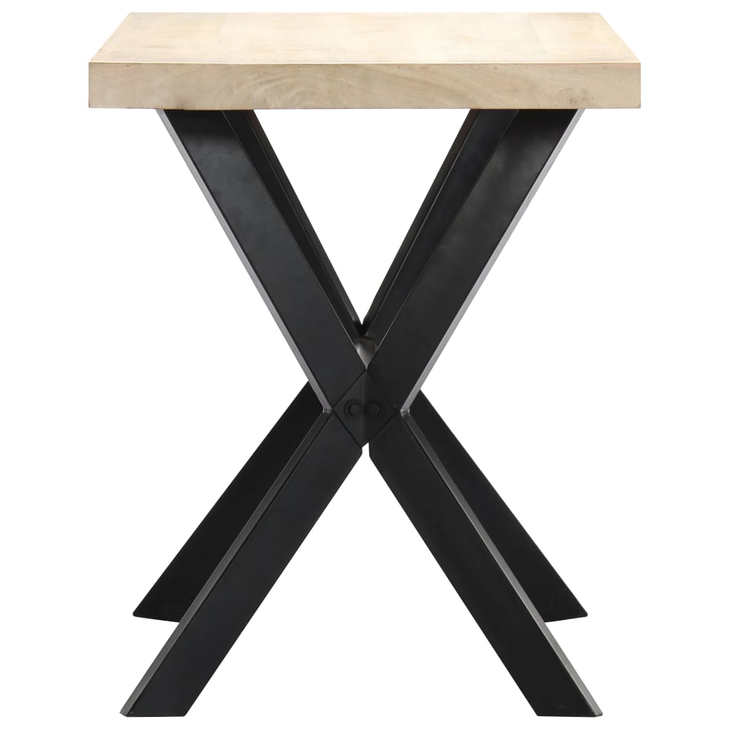 Esstisch Massivholz Mango und Stahlgestell 180 cm