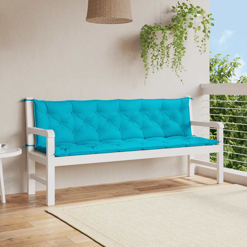 Gartenbank-Auflage Anthrazit 100x(50+50)x7 cm Oxford-Gewebe