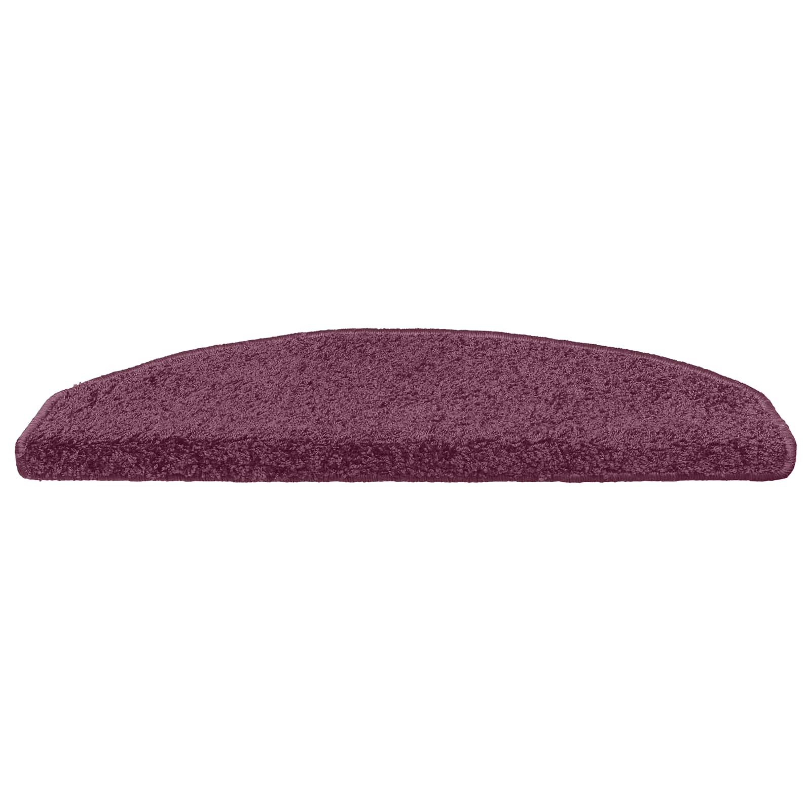 Stufenmatten 15 Stk. 56x17x3 cm Grau Halbrund