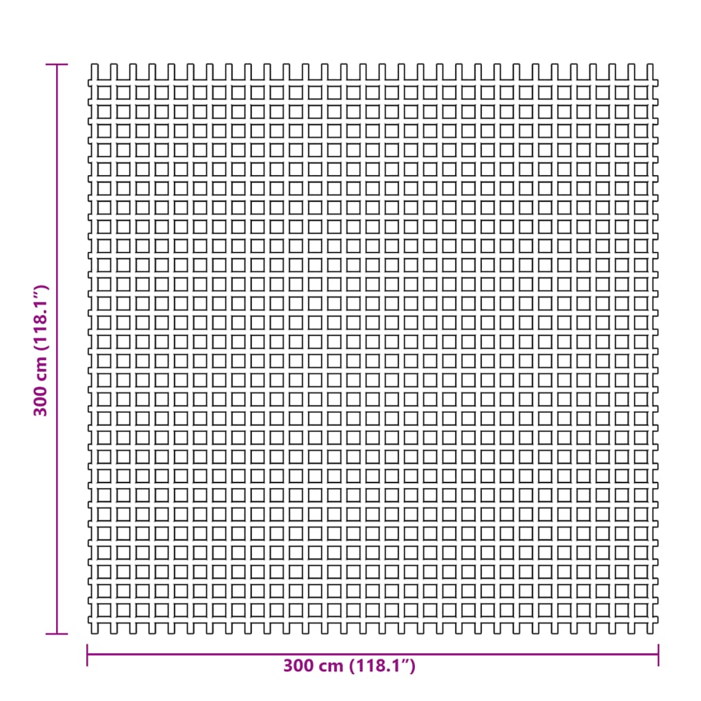 Zeltteppich Anthrazit 4x2 m