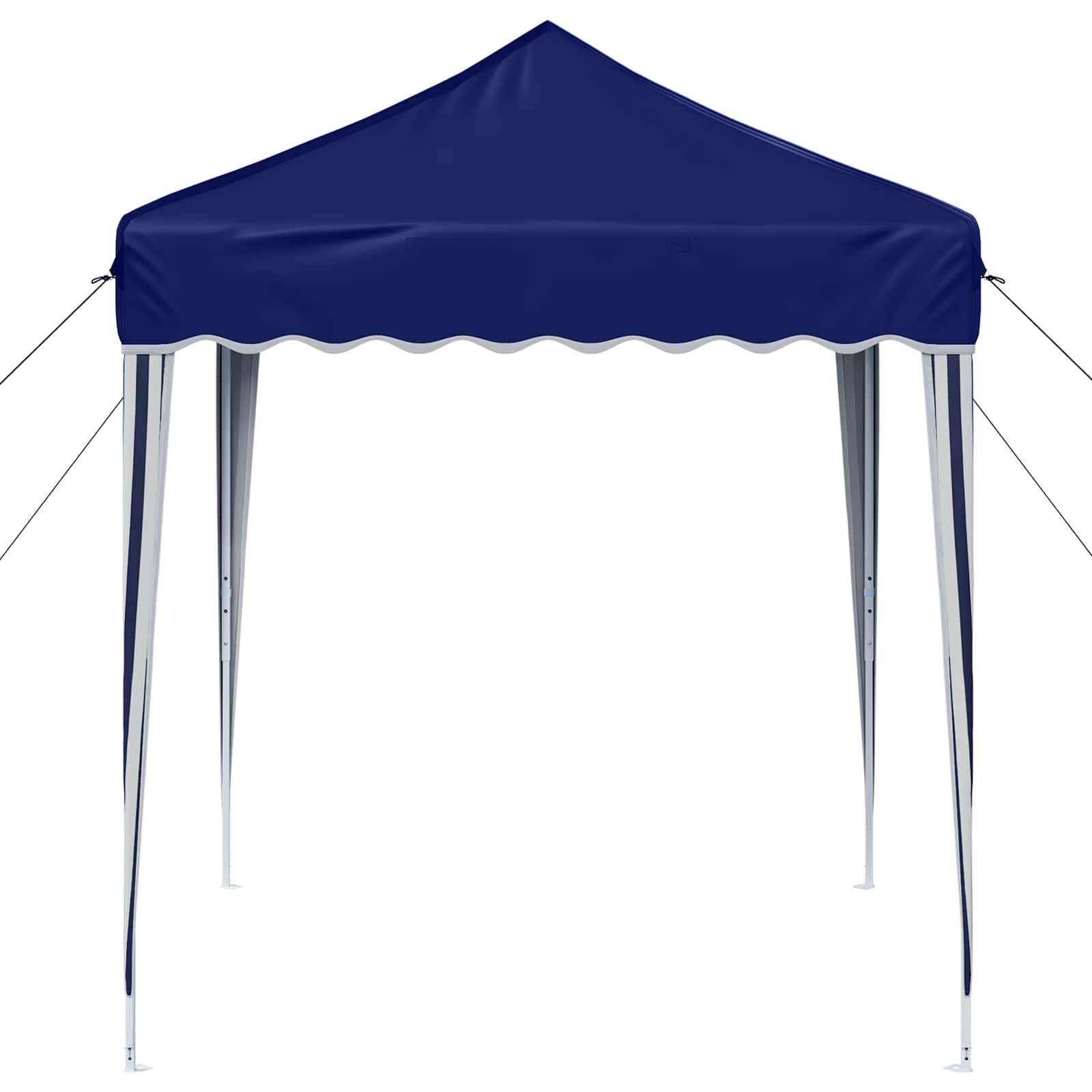 Pop-up Partyzelt 195 x 195 x 245 cm Creme Oxford-Stoff