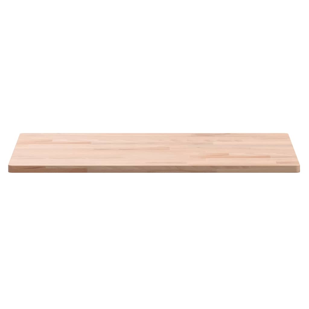 Tischplatte 80x40x1,5 cm Rechteckig Massivholz Buche