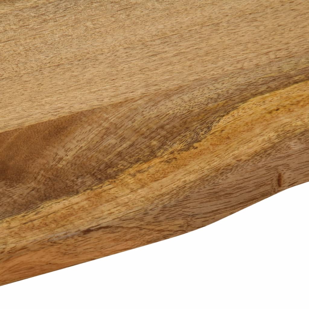 Tischplatte 40x40x2,5 cm Rechteckig Massivholz Akazie Baumkante