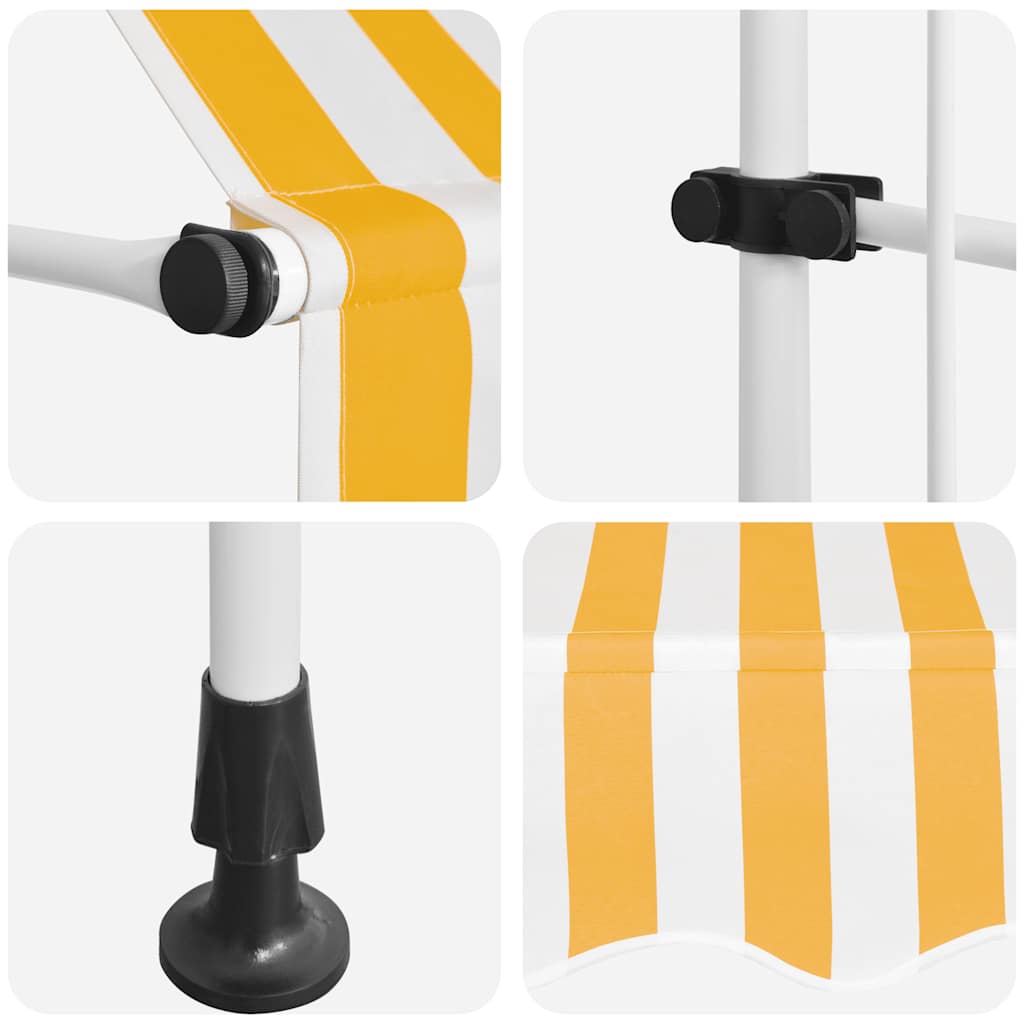 Einziehbare Markise Handbetrieben 150 cm Anthrazit