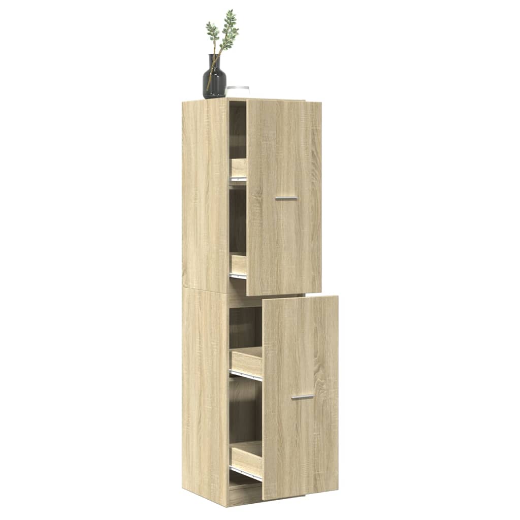 Apothekerschrank Weiß 30 x 41 x 174,5 cm Holzwerkstoff