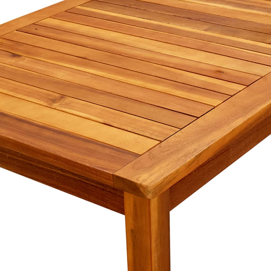 Couchtisch Helles Akazienholz 45 x 45 x 36 cm Massivholz Akazie