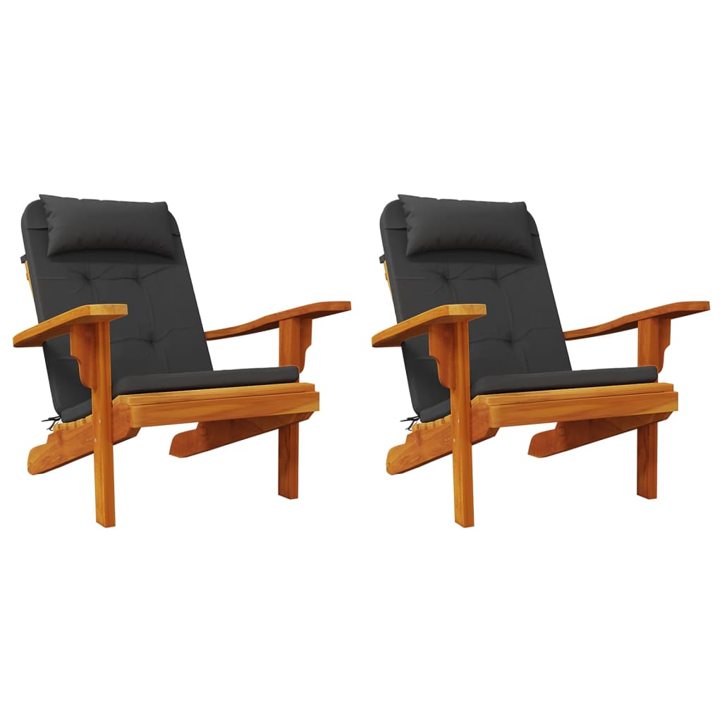 Adirondack-Auflagen 2 Stk. Hellblau Oxford-Gewebe