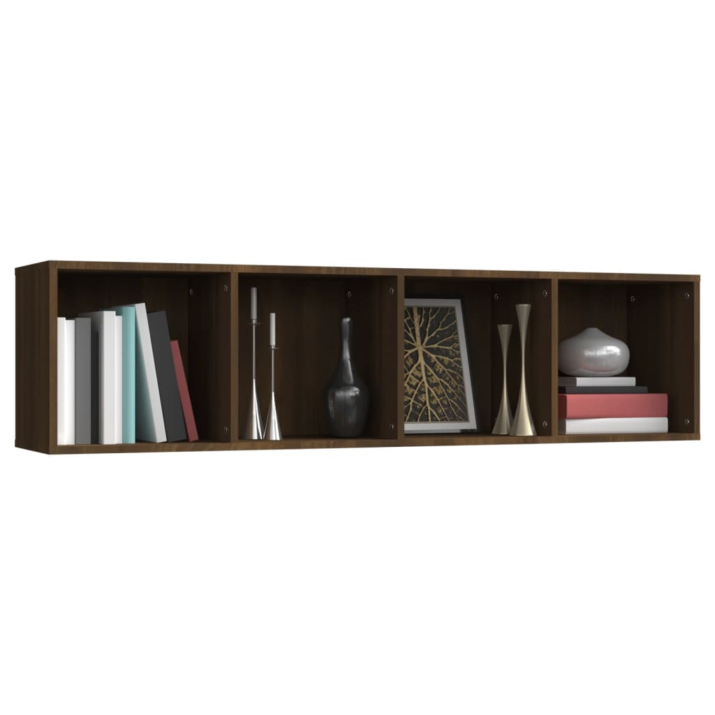 Bücherregal/TV-Schrank Weiß 143×30×36 cm