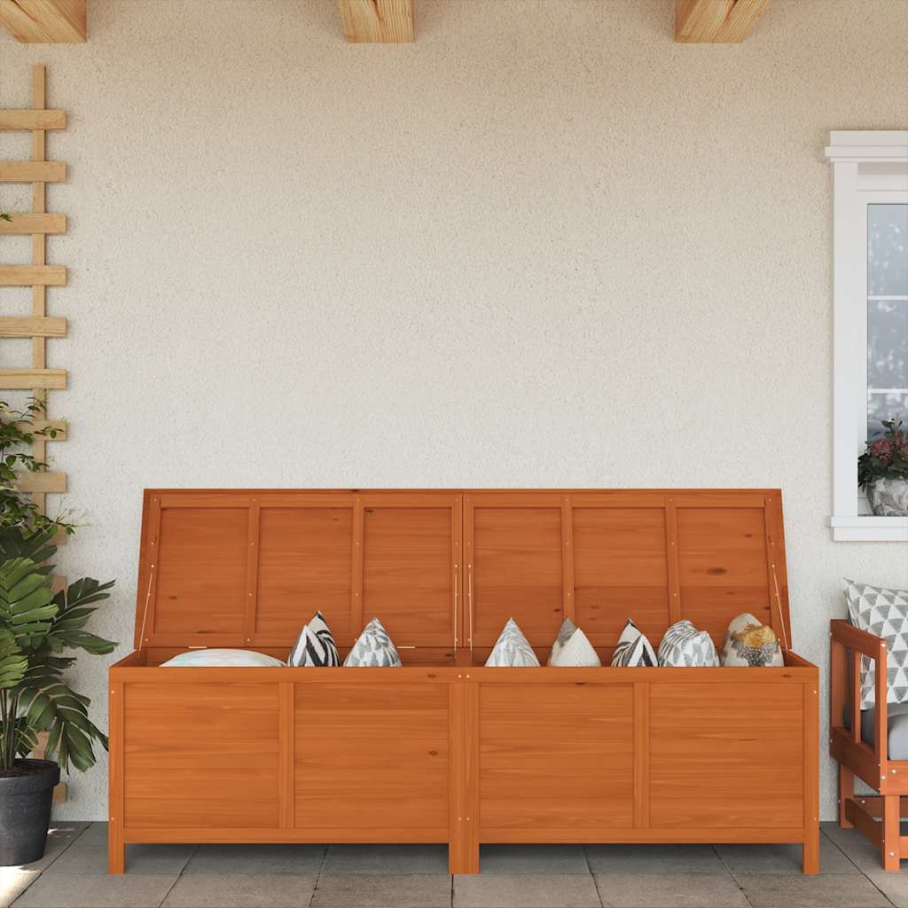 Gartentruhe 50x49x56,5 cm Massivholz Tanne