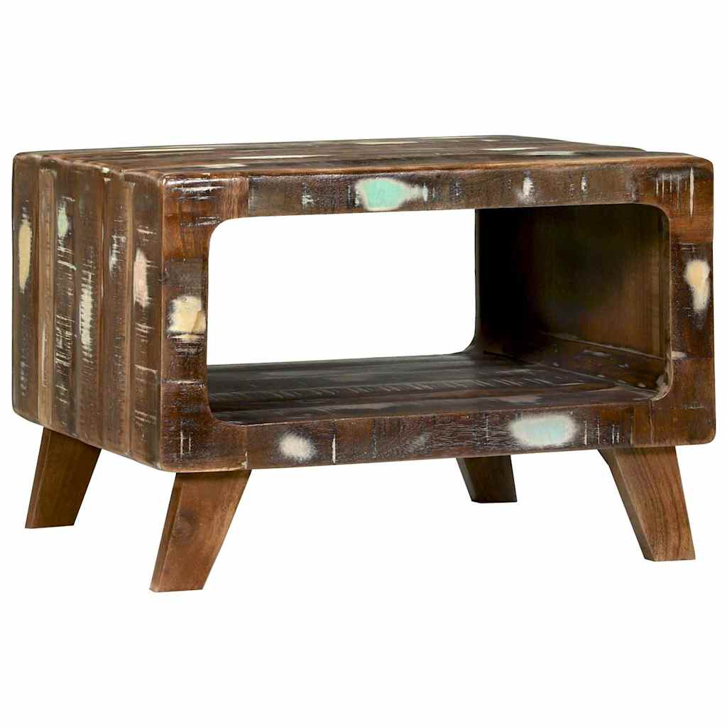 Couchtisch 90 x 50 x 35 cm Massives upgecyceltes Holz