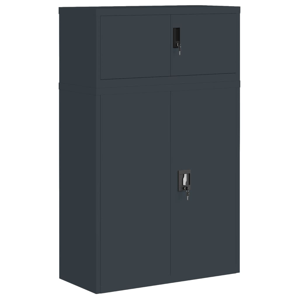 Aktenschrank Weiß 90x40x110 cm Stahl