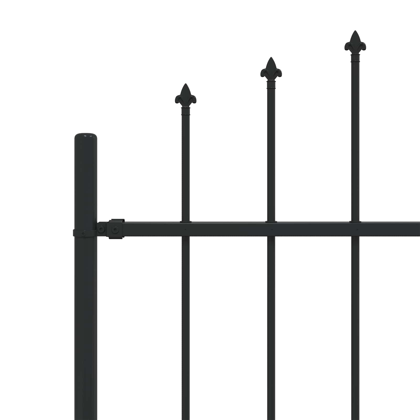 Spießzaun Asten Schwarz