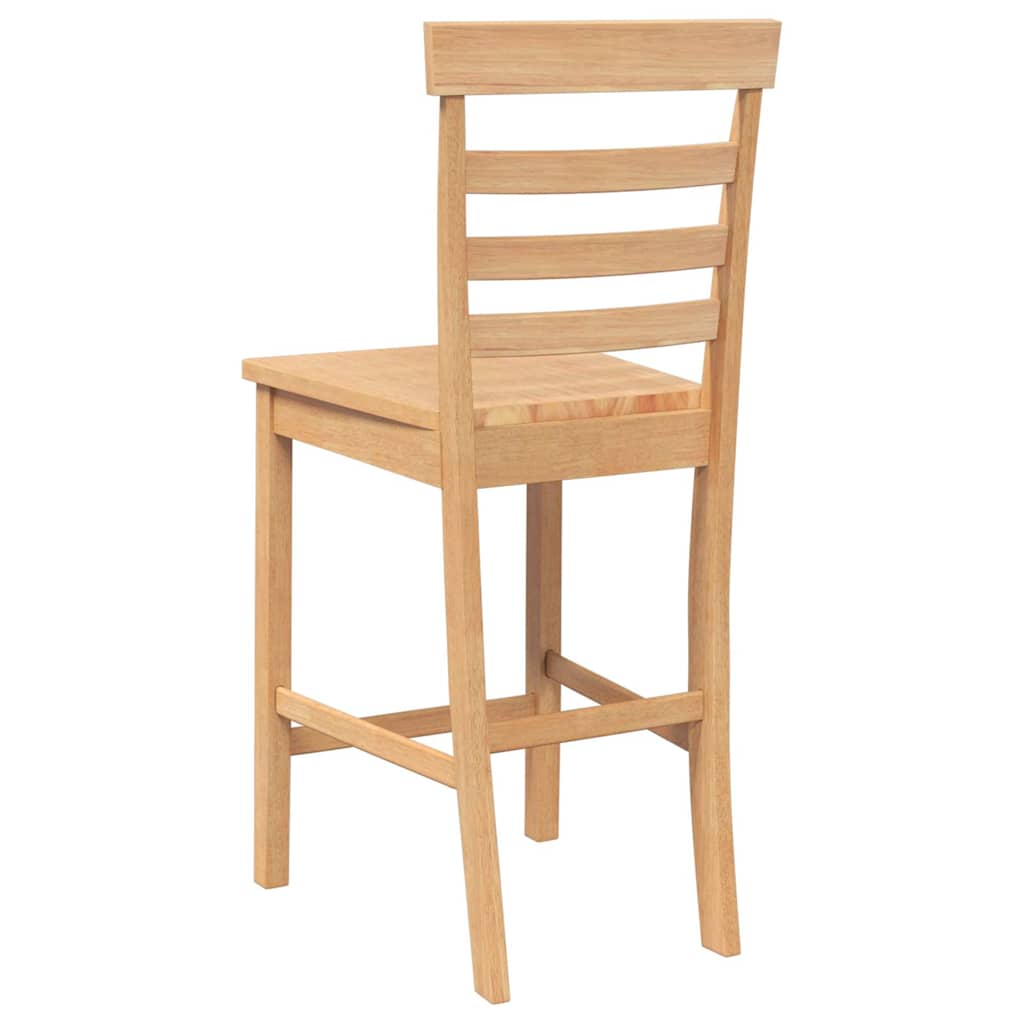 Barhocker 2 Stk. Weiß Stoff