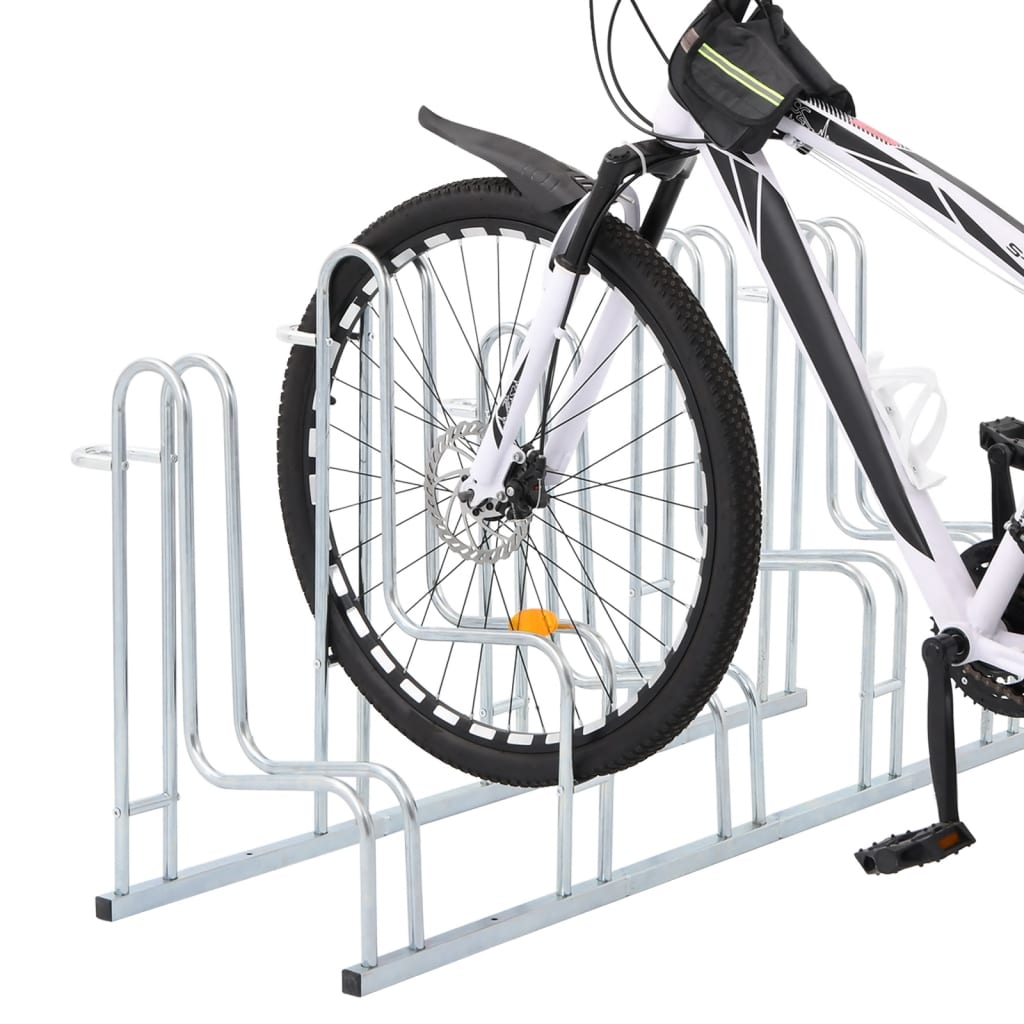 Fahrradständer für 2 Fahrräder Verzinkter Stahl