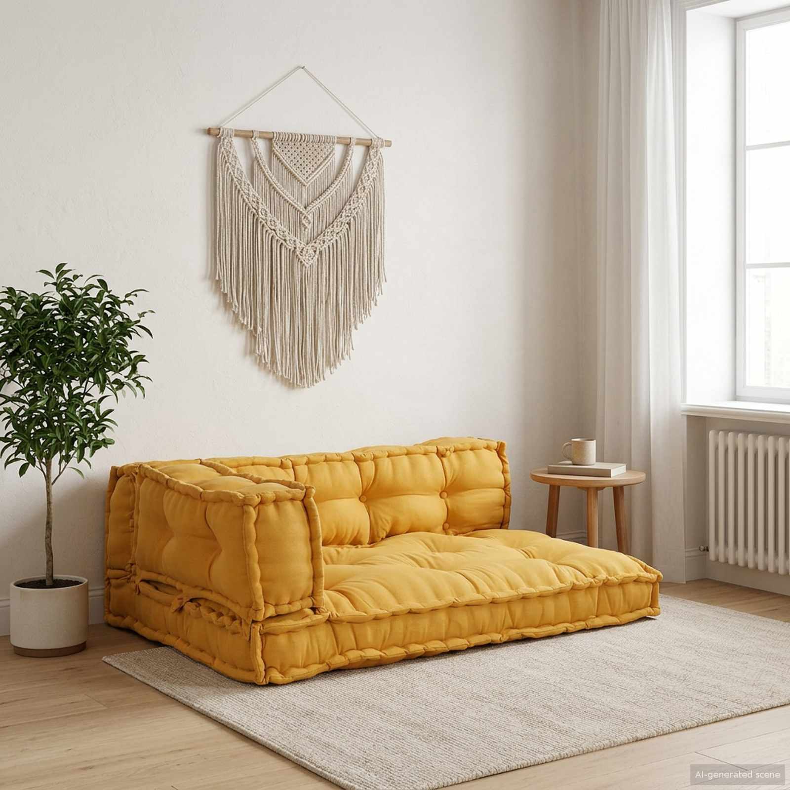 Palettensofa-Auflage Mehrfarbig Stoff Patchwork