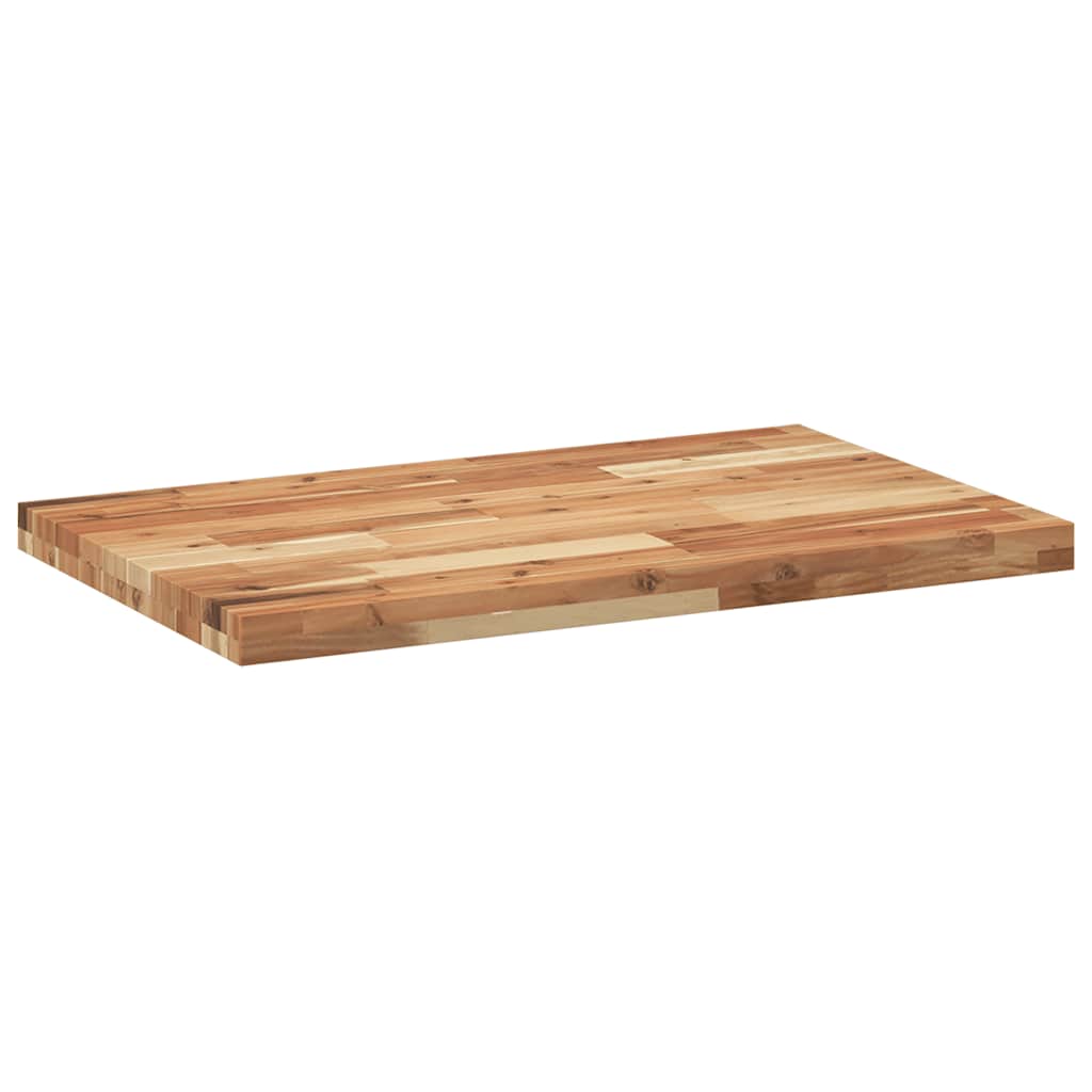 Schreibtischplatte Unbehandelt 60x50x2 cm Massivholz Akazie