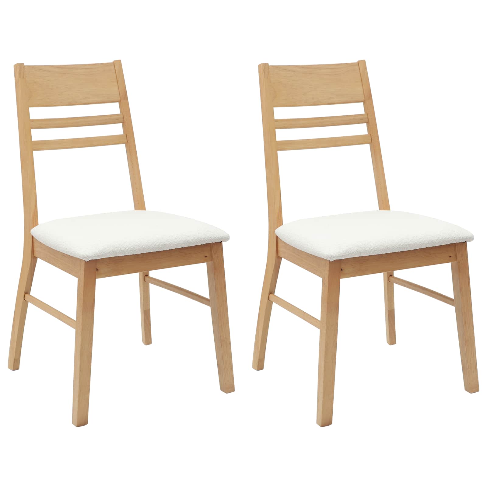 Esszimmerstühle 2 pcs Hellbraun 43 x 54 x 89 cm