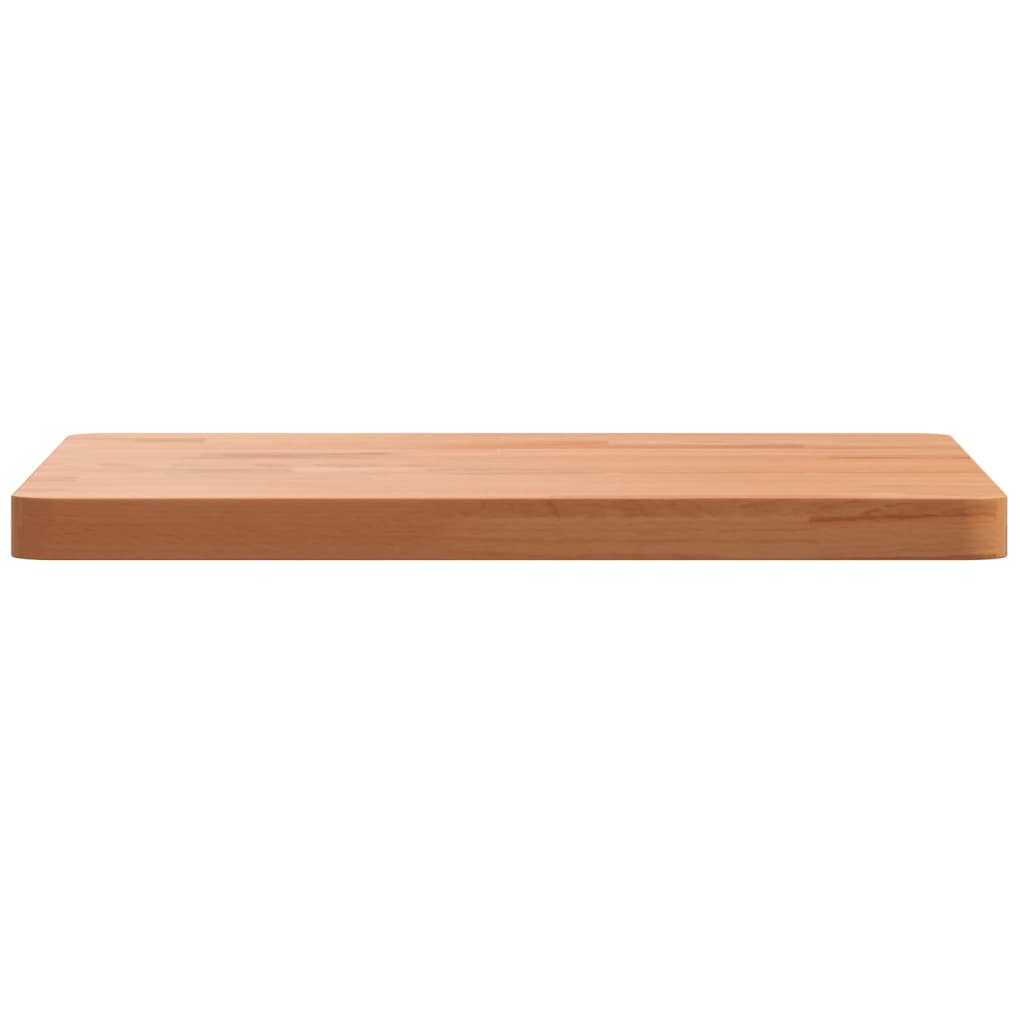 Tischplatte Ø30x1,5 cm Rund Massivholz Buche