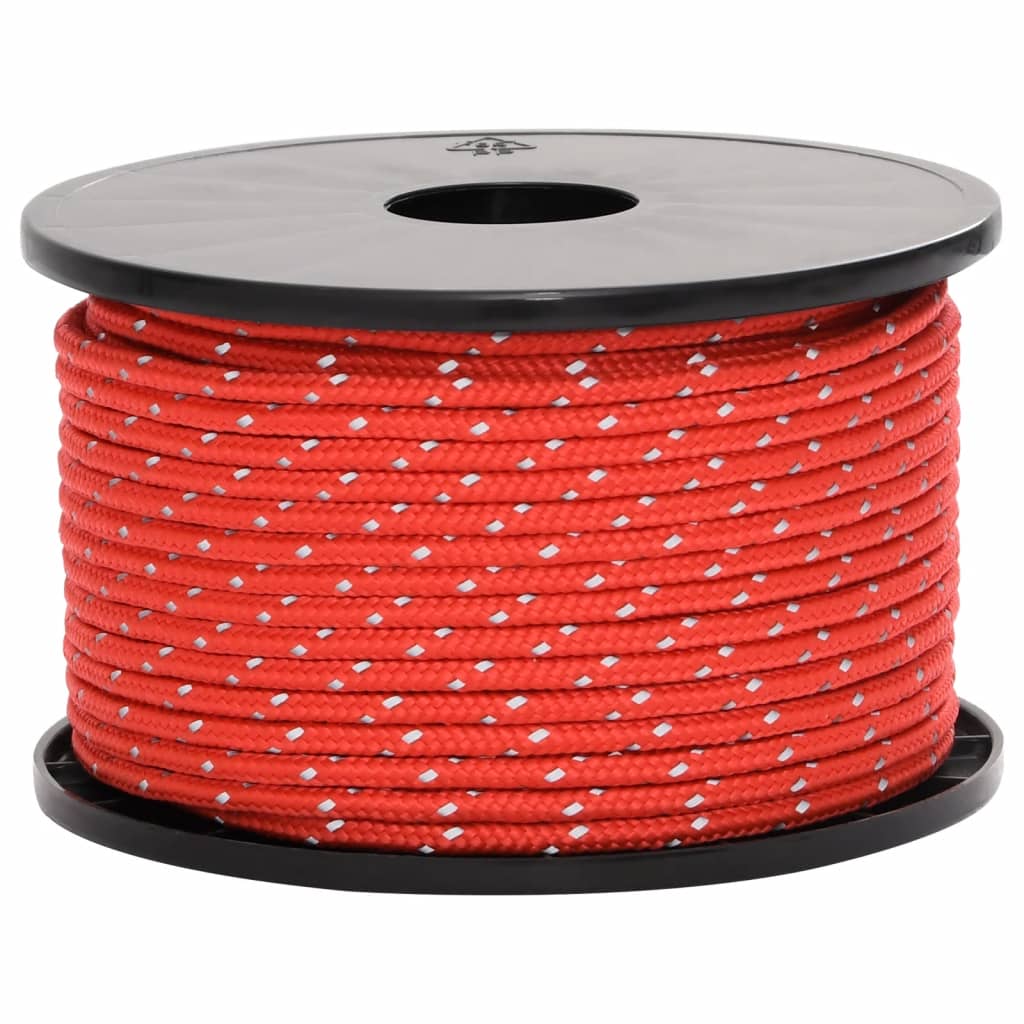 Zeltleine Reflektierend mit Seilspannern 50 m 3 mm