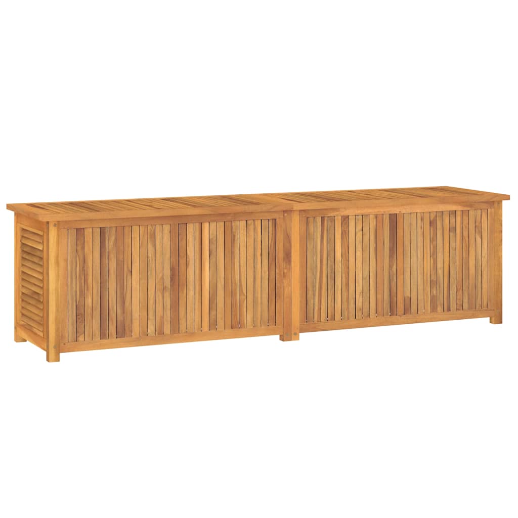 Gartenbox mit Beutel 60x50x58 cm Massivholz Teak