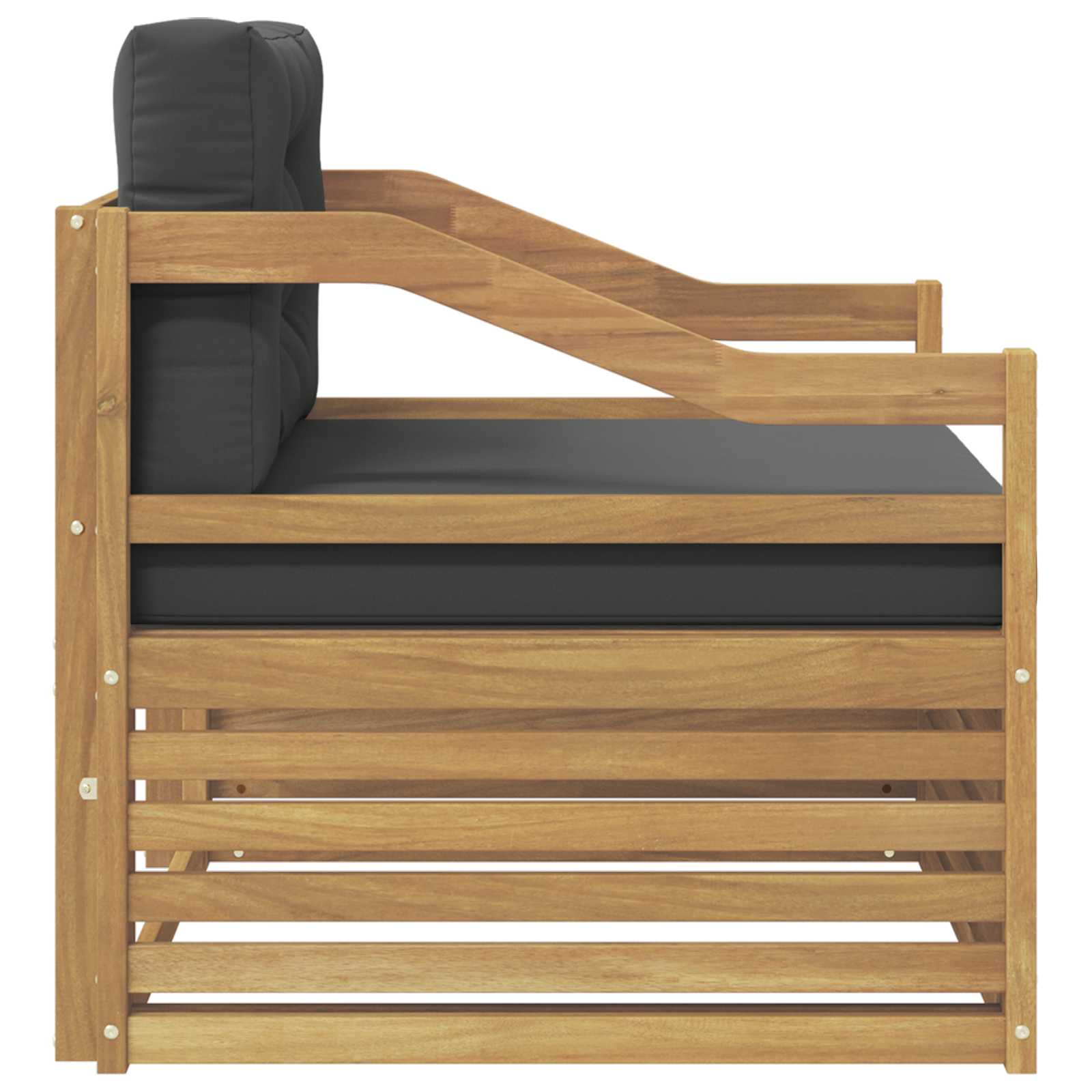 2 Stück Outdoor-Sofa Natur