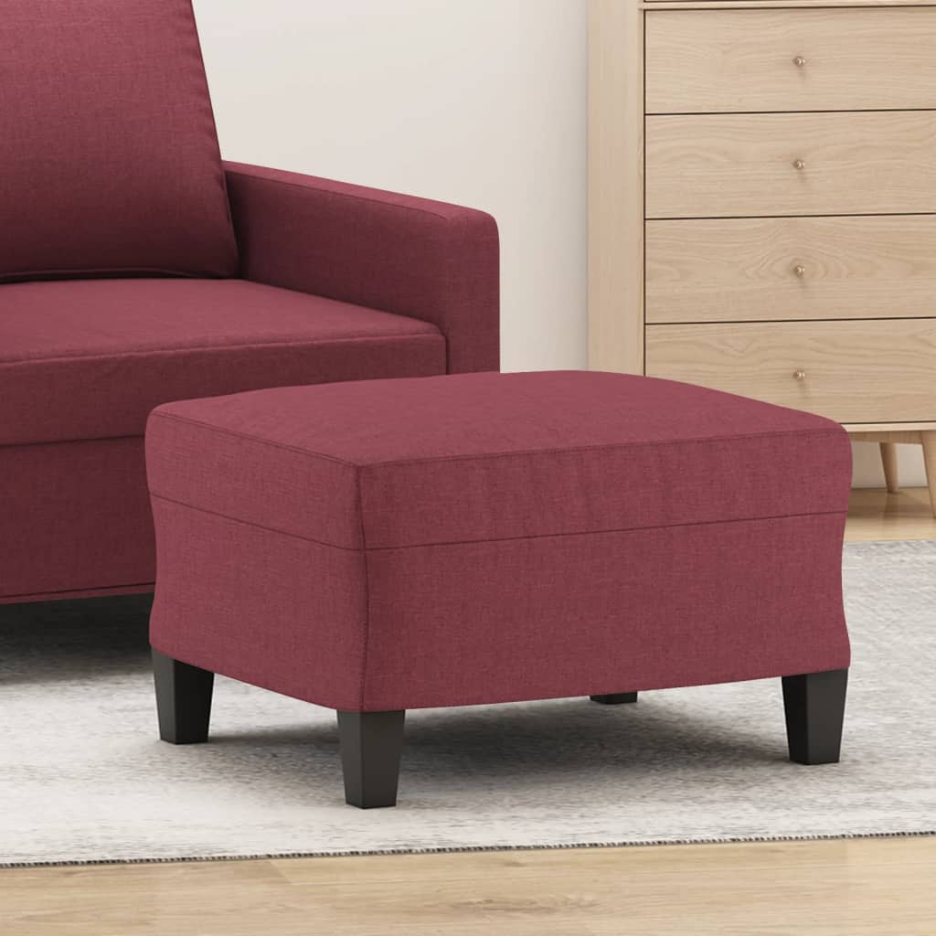 Fußhocker Hellgrau 60x50x41 cm Stoff
