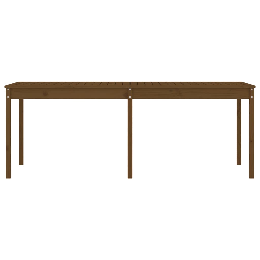 Gartentisch 82,5x82,5x76 cm Massivholz Kiefer