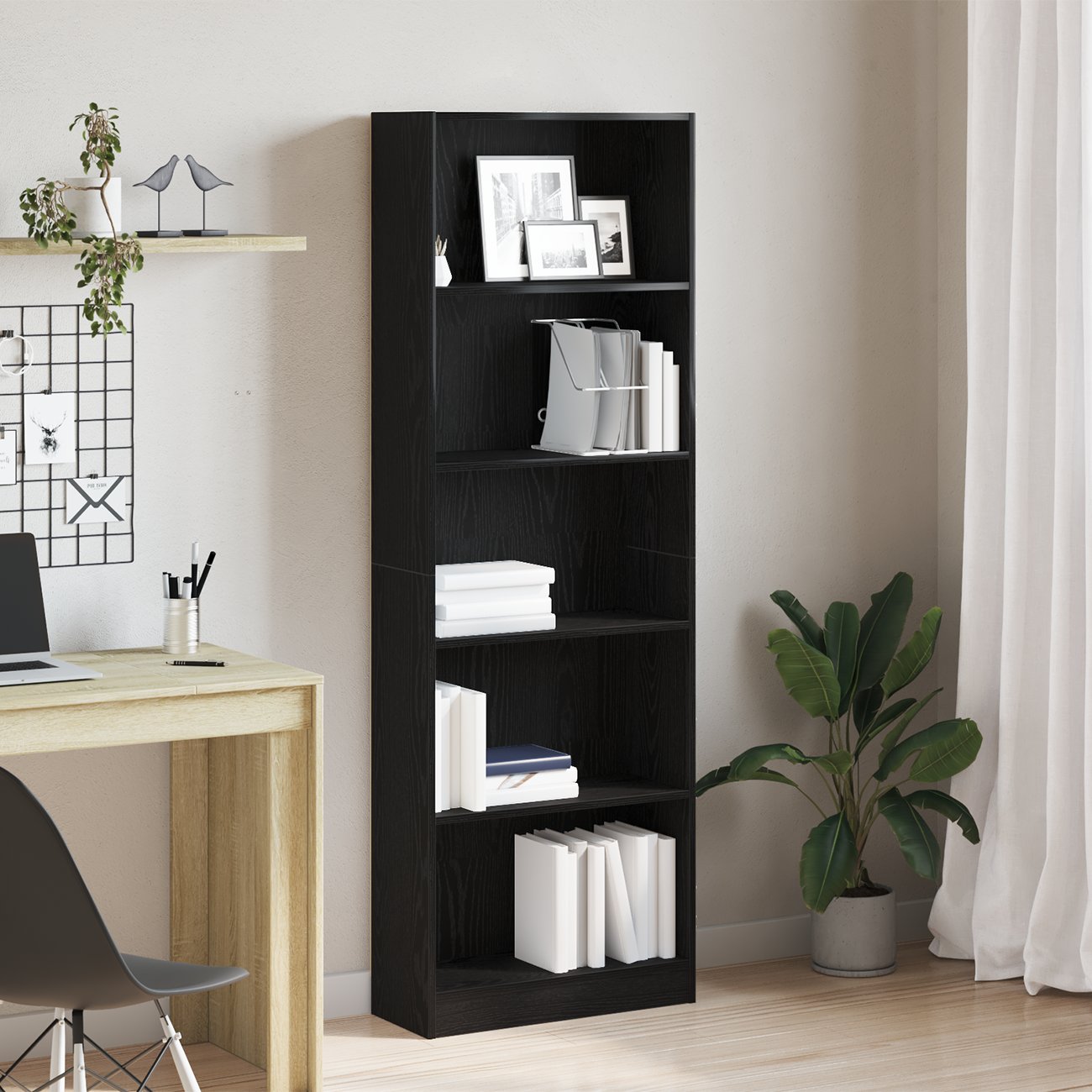 Bücherregal Weiß 40x24x75 cm Holzwerkstoff