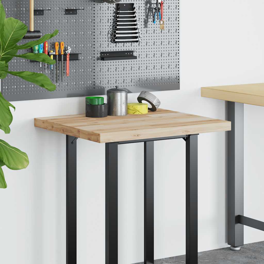 Schreibtischplatte Unbehandelt 60x50x2 cm Massivholz Akazie