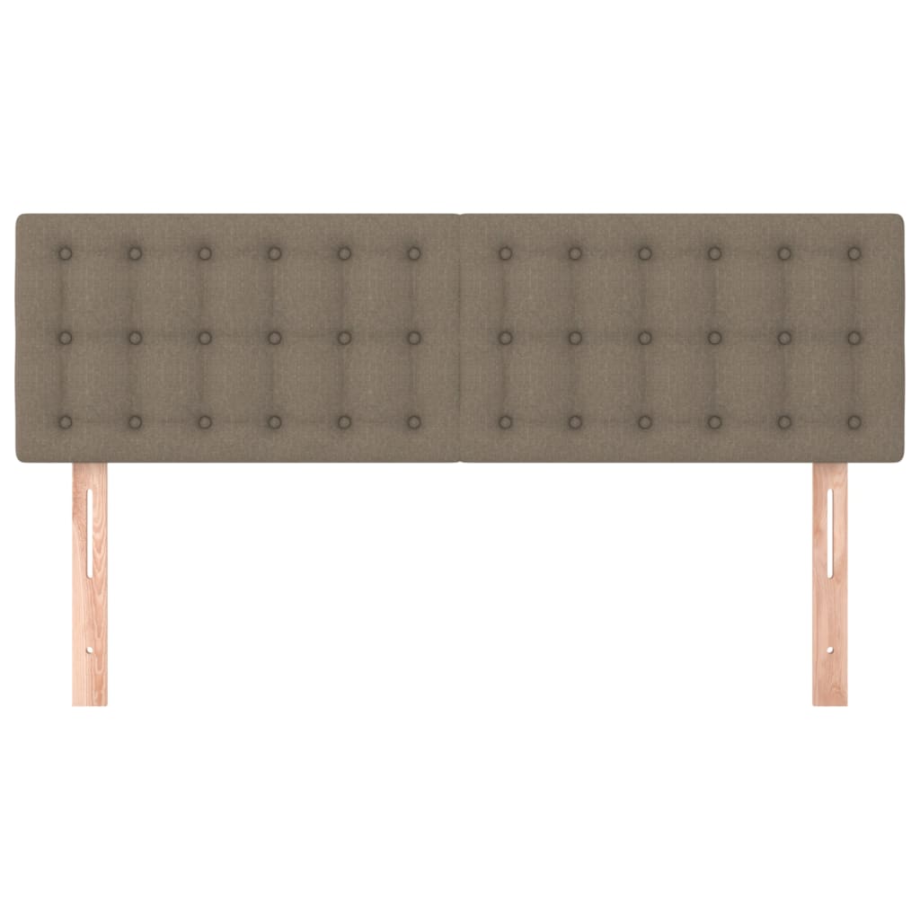 Kopfteil Hellgrau 80x5x118/128 cm Stoff