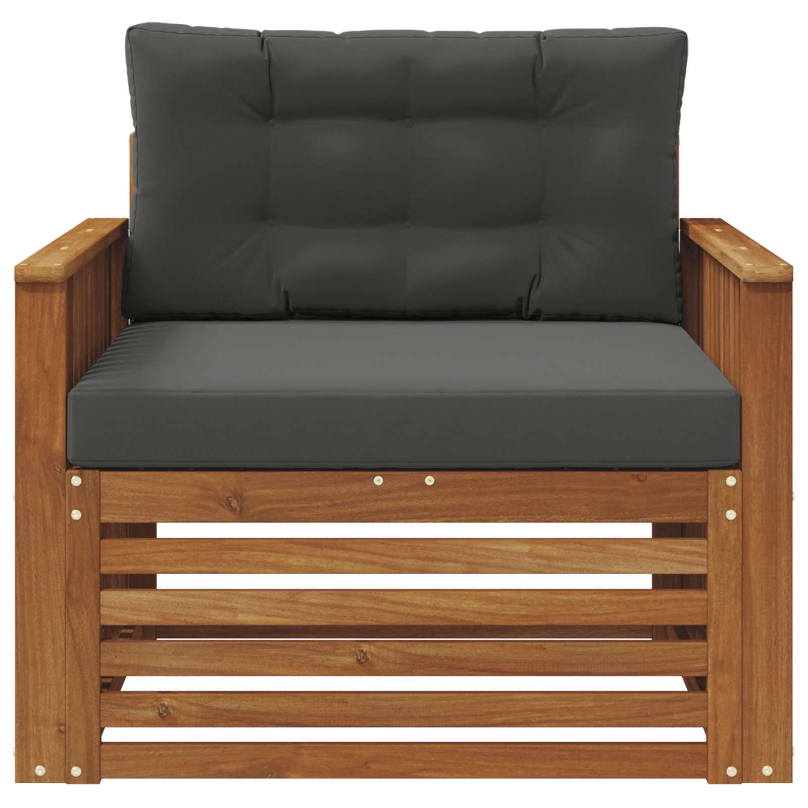 2 Stück Outdoor-Sofa Natur