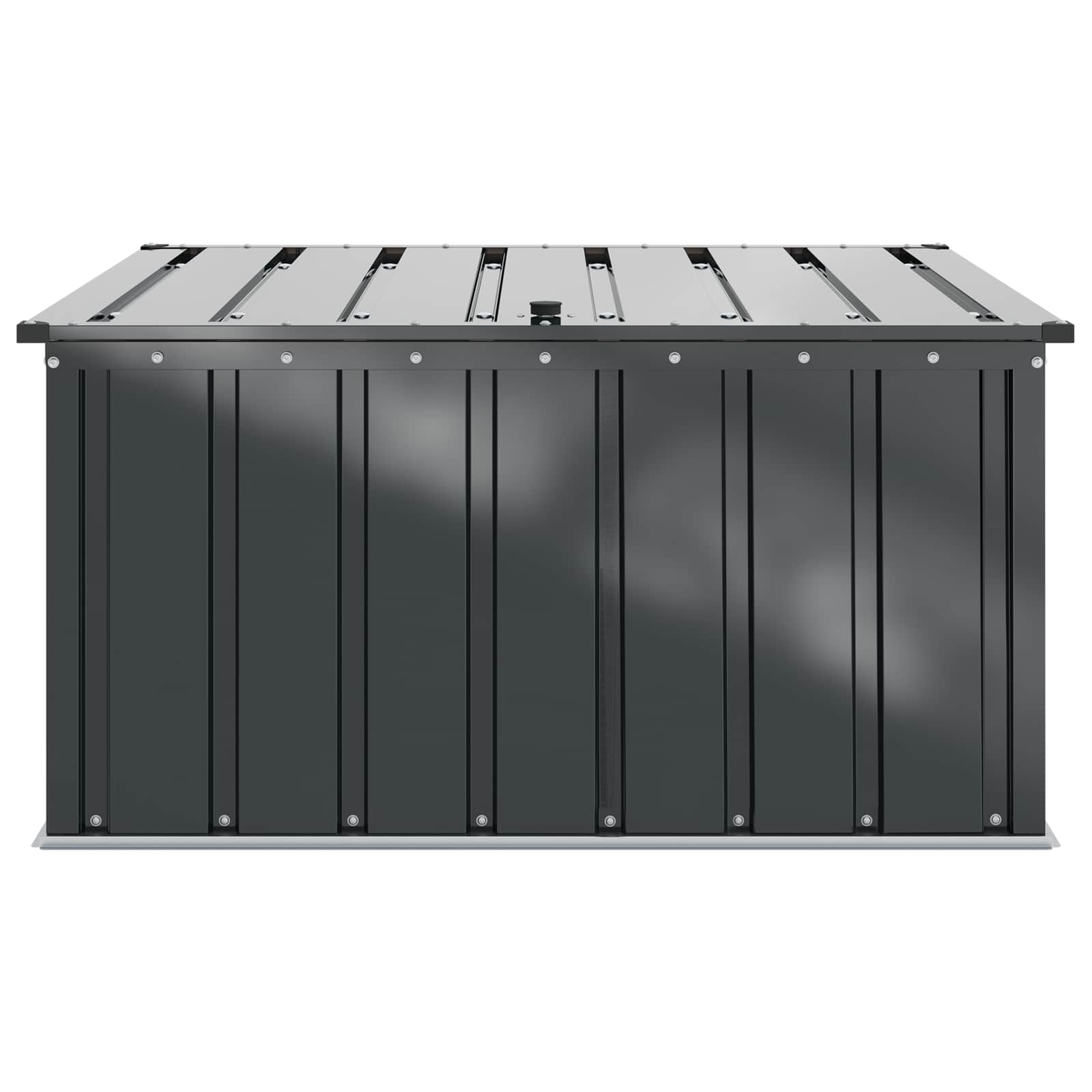 Gartenlagerbox Schwarz 101 x 56,5 x 50 cm Stahl