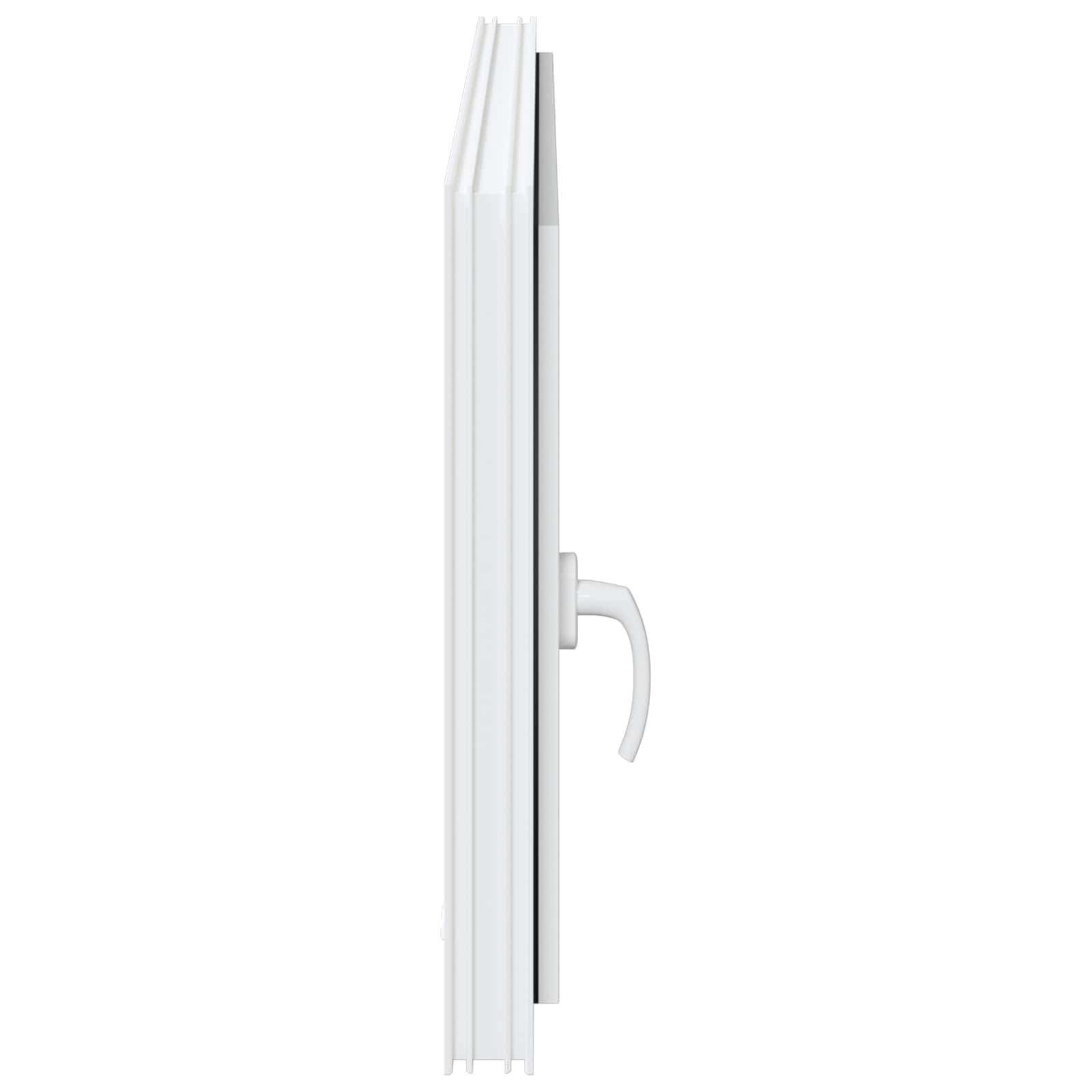 Kellerfenster RISOR 50 x 50 cm PVC und Glas Weiß