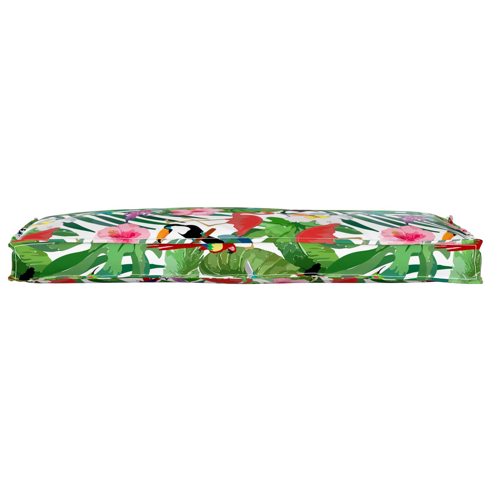 Kissen Anthrazit 110 x 40 x 8 cm Oxford-Stoff