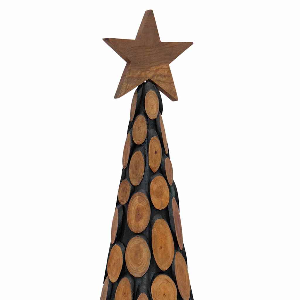 Weihnachtsbaum mit Ständer Braun 61 cm Massivholz Teak