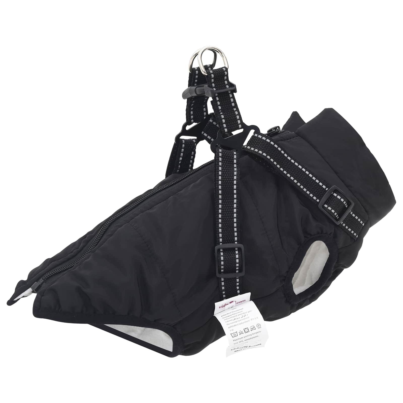 Hundemantel Rot L24 Fleece und Polyester