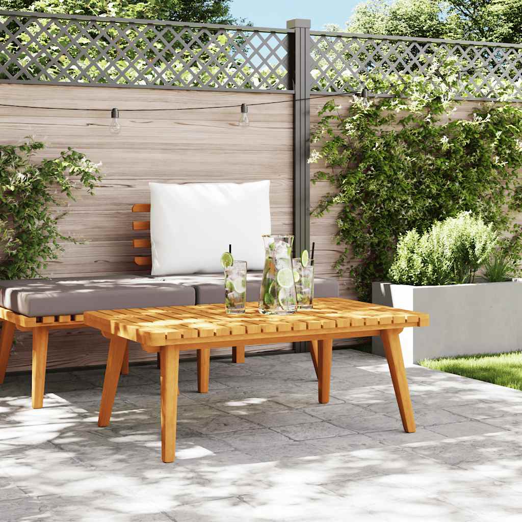 2-Sitzer-Gartensofa mit Kissen Massivholz Akazie