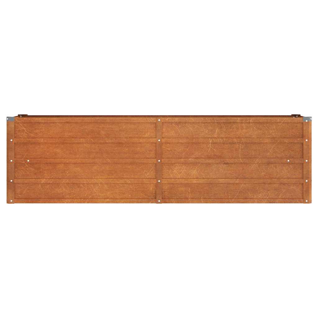 Hochbeet Rostig 100x100x77 cm Cortenstahl